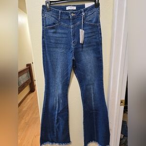 KanCan Dark Blue Flare Jeans